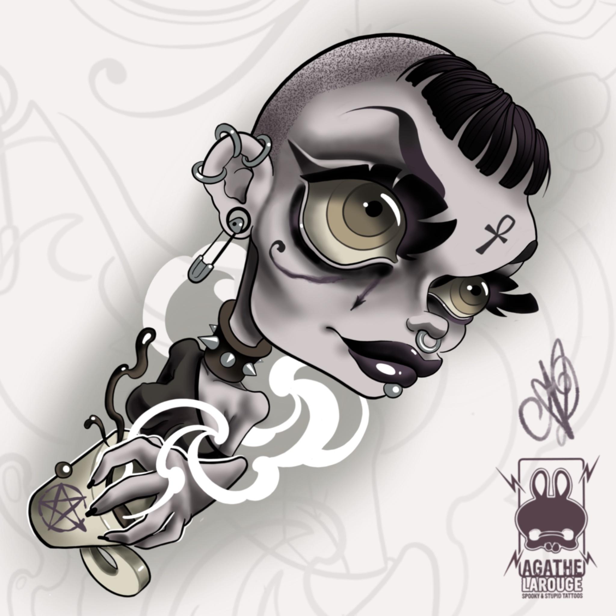 tattoo rock'nroll girl