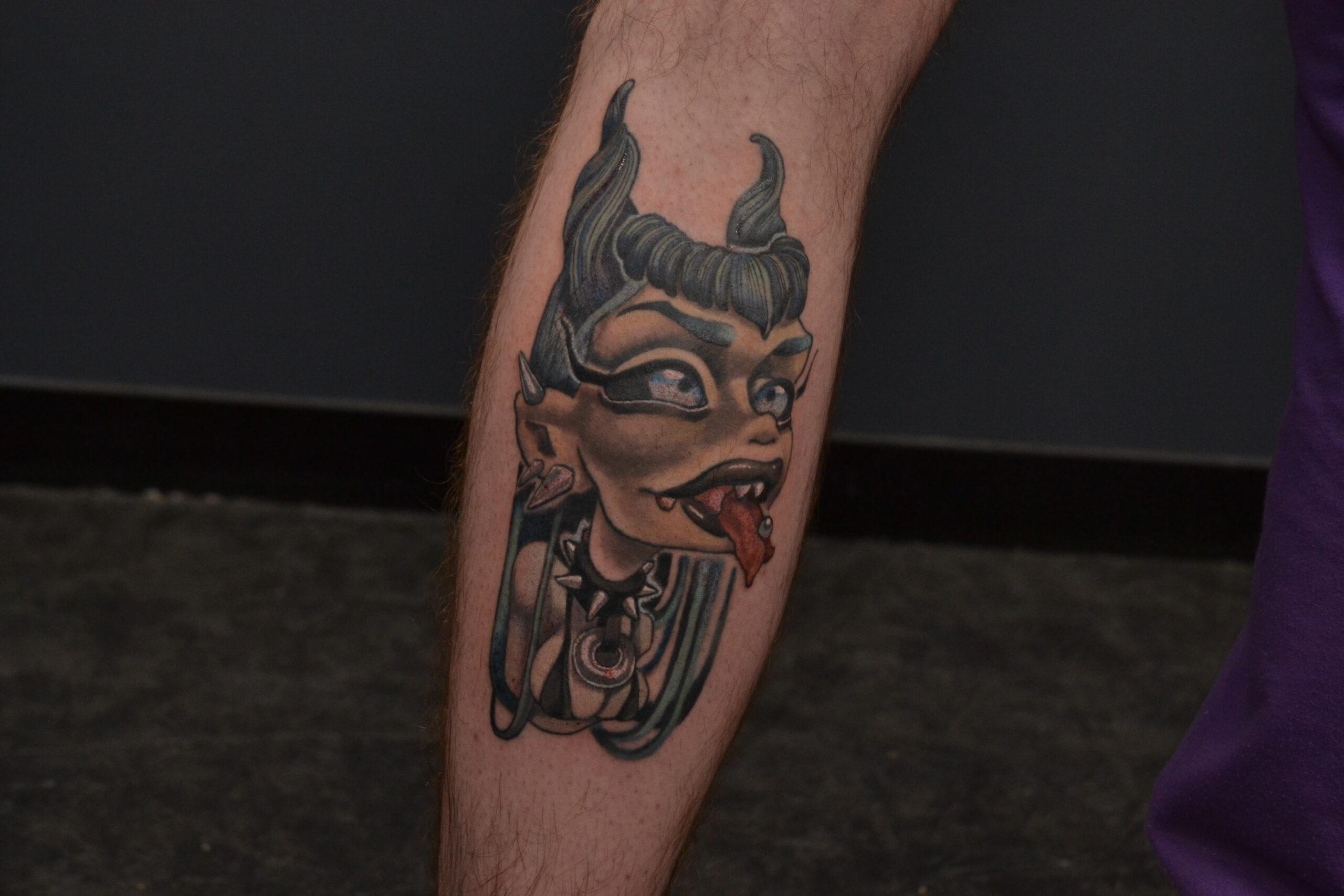 tatouage new school cartoon